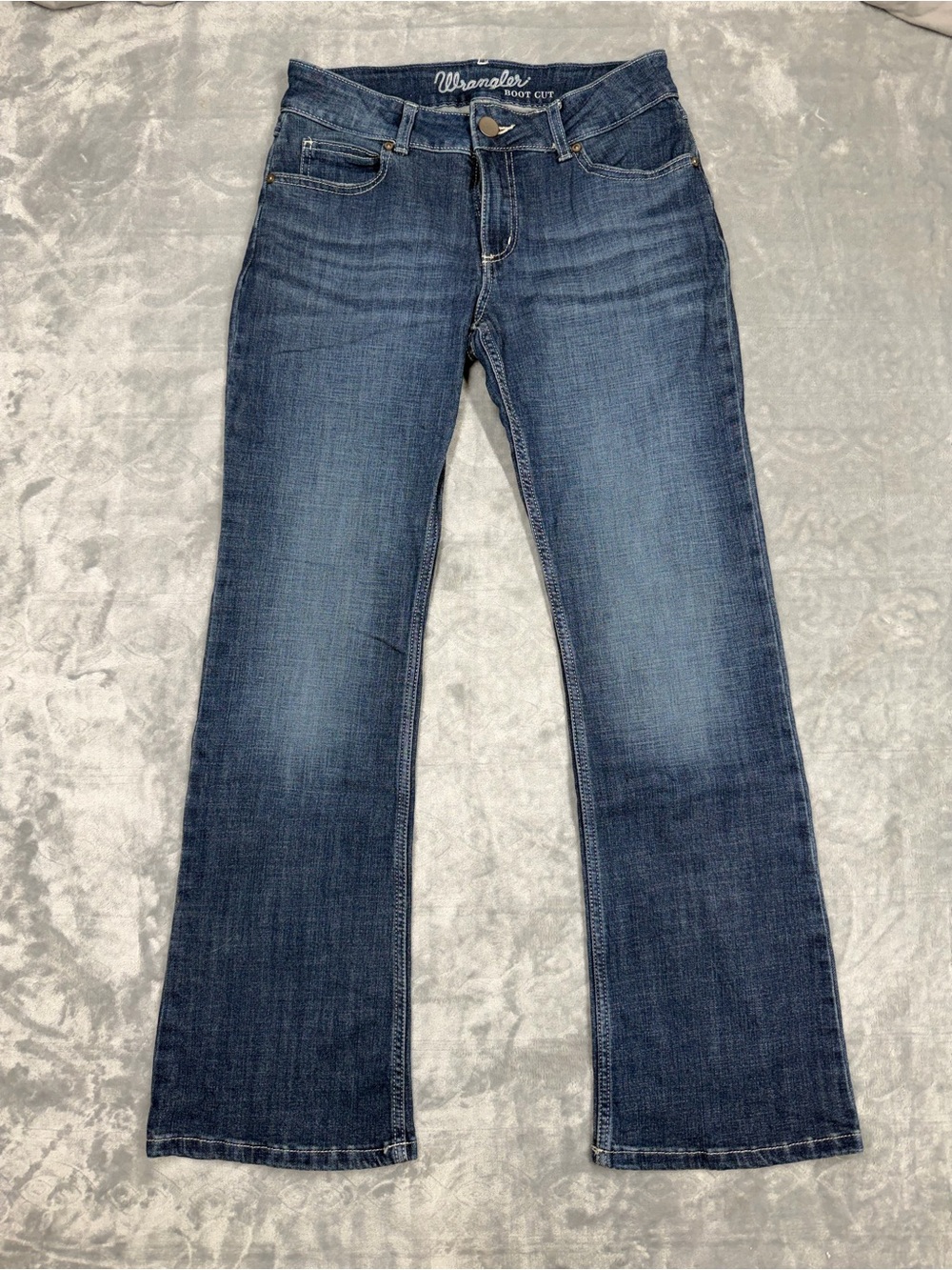 Wrangler Women's Dark Blue Boot Cut Jeans